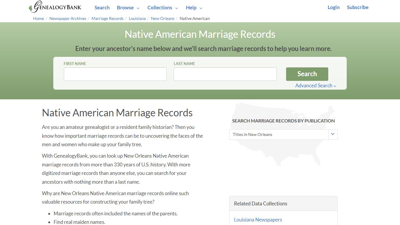 Native American Marriage Records Online Search